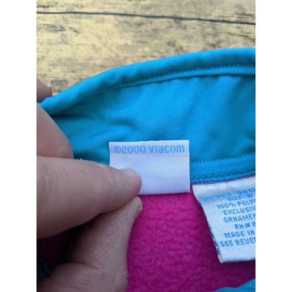 Vintage Rugrats 2000 Viacom Fleece Full Zip Vest Magenta Pink Children's Kids 6 - Picture 5 of 5